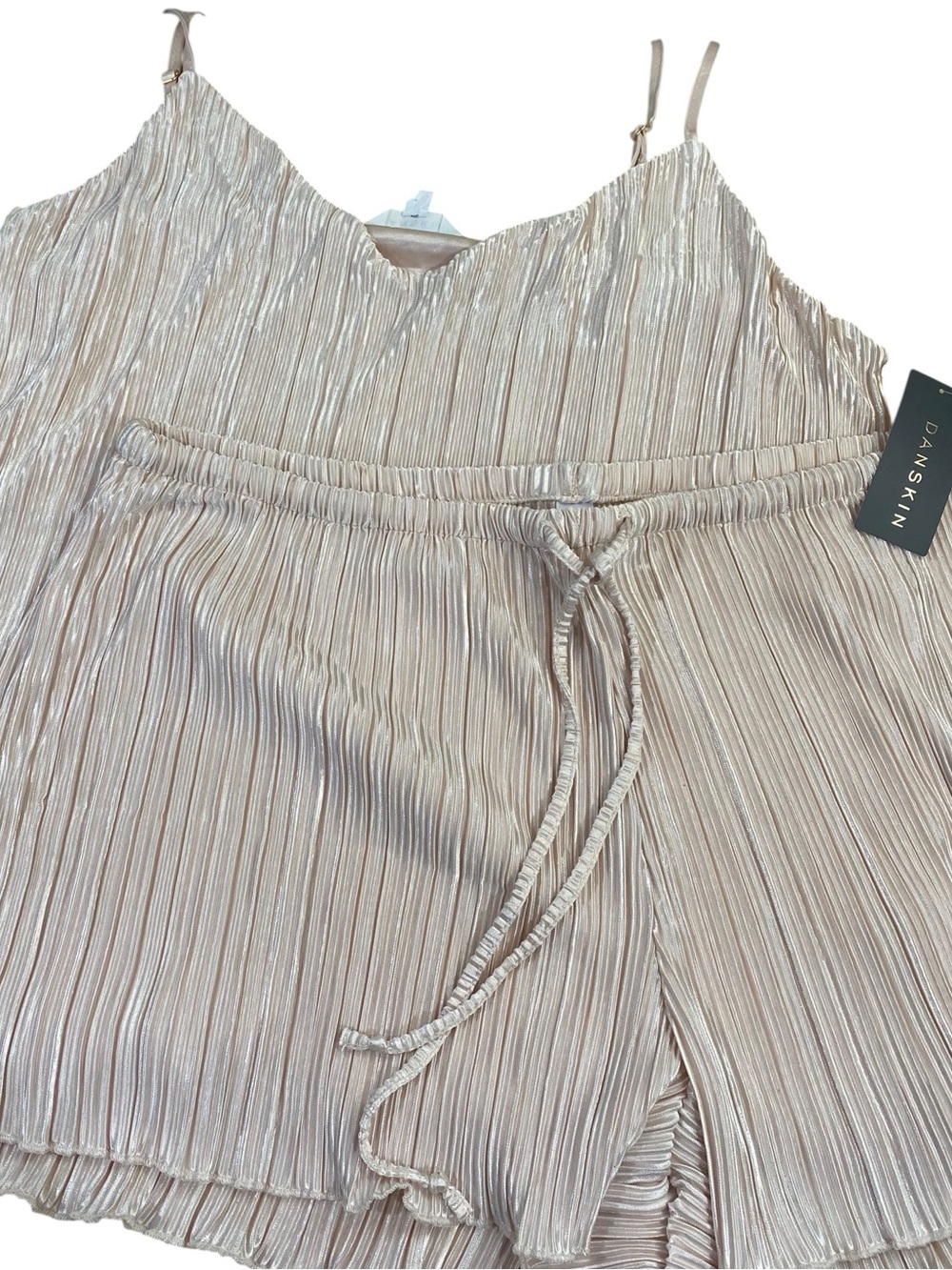 NWT Danskin Pale Pink Sleep Short Set